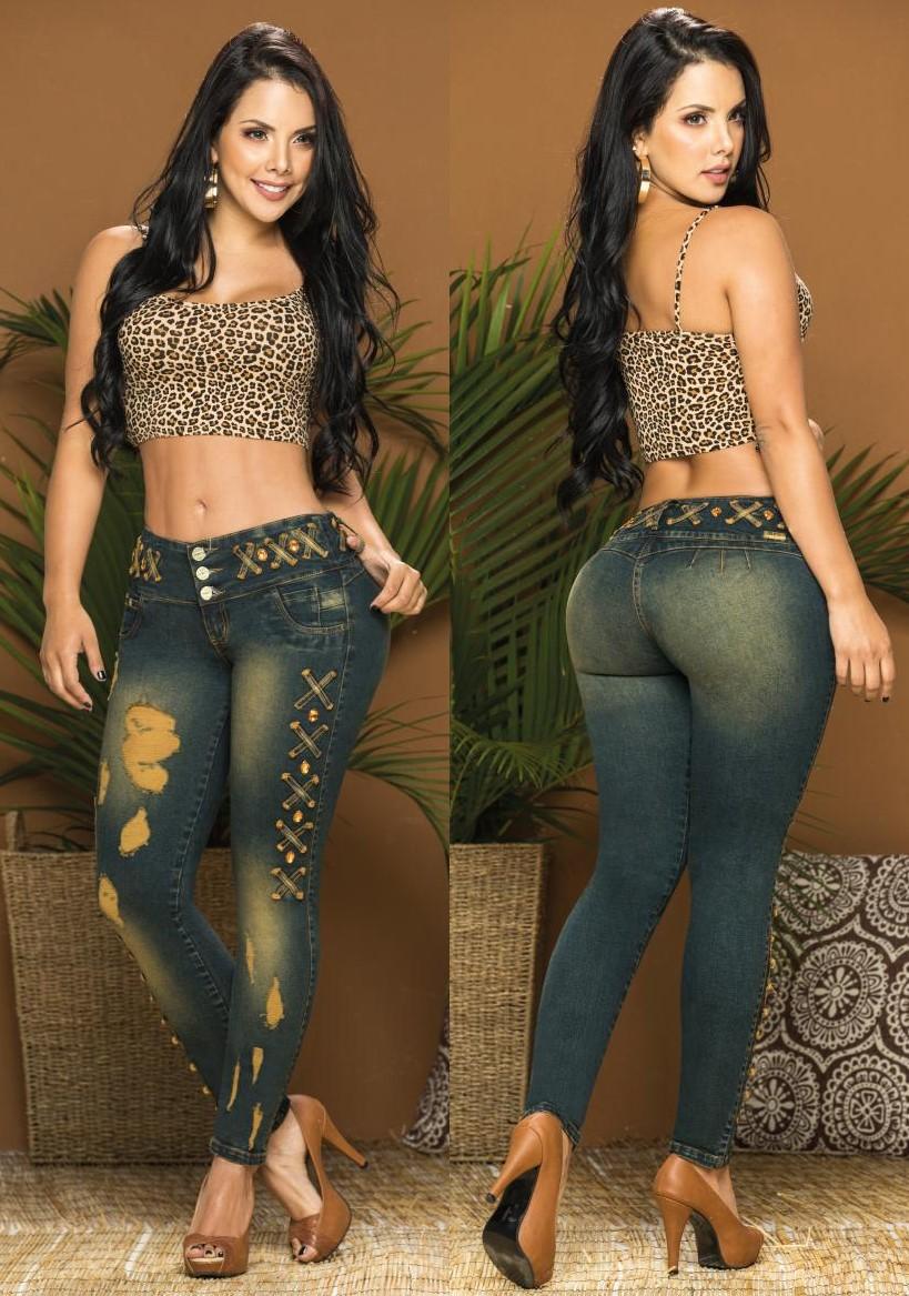 Jeans Colombianos Levanta Cola Horma Perfecta